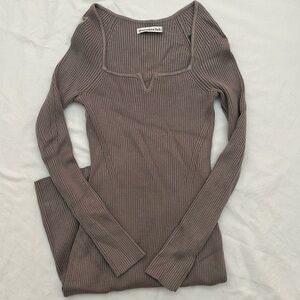 A+F Sweater Dress - Taupe
